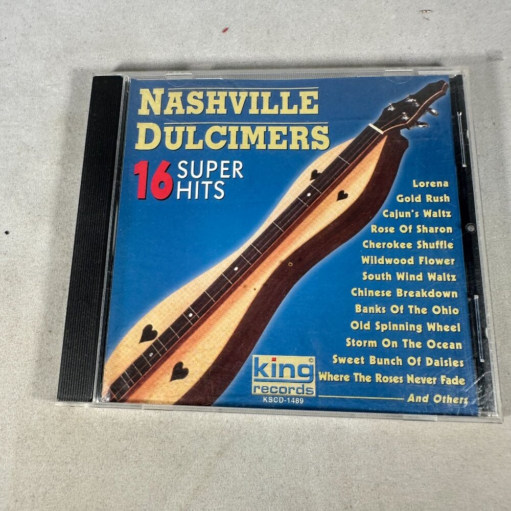 Nashville Dulcimers 16 Super Hits CD Appalachian Folk King Records KSCD-1489